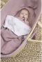 Meyco baby wiegdeken Mini relief GOTS 75x100 cm lila Babydeken Paars Effen - Thumbnail 2
