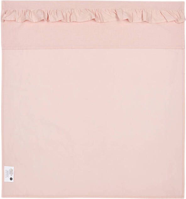 Meyco baby wieglaken Ruffle 75x100 Soft Pink