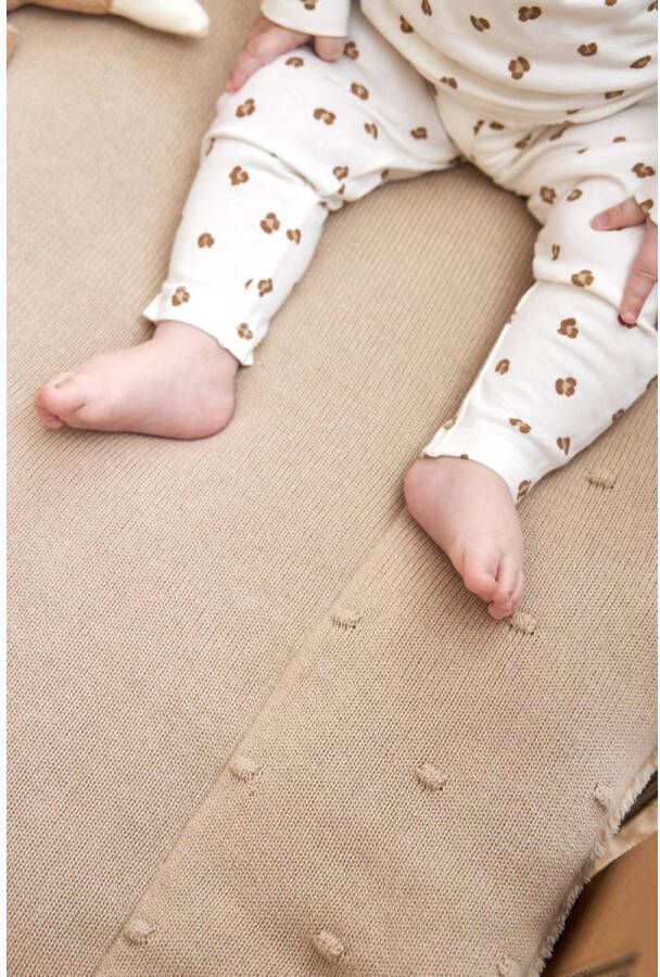 Meyco boxkleed Mini Knots 77x97 cm Sand