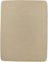 Meyco hoeslaken boxmatras 75x95 cm taupe Bruin | Hoeslaken van - Thumbnail 2