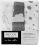 Meyco hydrofiele baby washandjes (set van 3) grijs wit Hydrofiele washandjes - Thumbnail 2