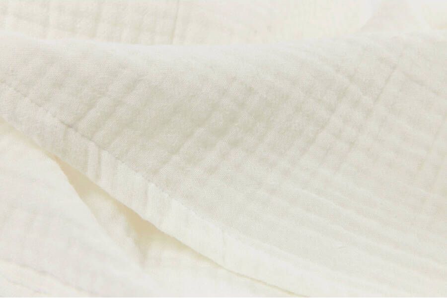 Meyco hydrofiele baby wieglaken 75x100 cm offwhite