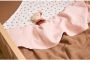Meyco hydrofiele baby wieglaken 75x100 cm soft pink Babylaken Roze Effen - Thumbnail 2
