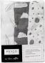 Meyco hydrofiele doek 70x70 cm (3 stuks) grijs wit Hydrofiele luiers - Thumbnail 2
