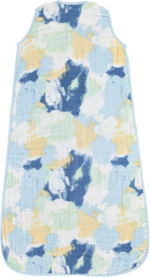 Meyco hydrofiele slaapzak tie-dye light blue