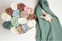 Meyco hydrofiele swaddle set van 2 Uni Sand Toffee 120x120cm - Thumbnail 3
