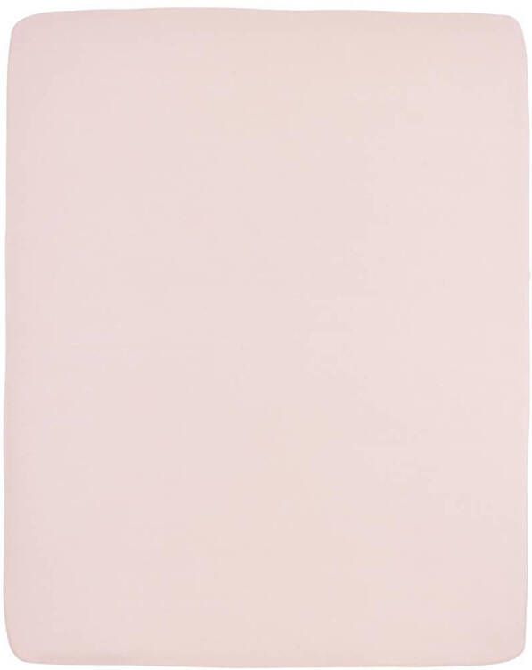 Meyco jersey hoeslaken boxmatras 75x95 cm Soft Pink