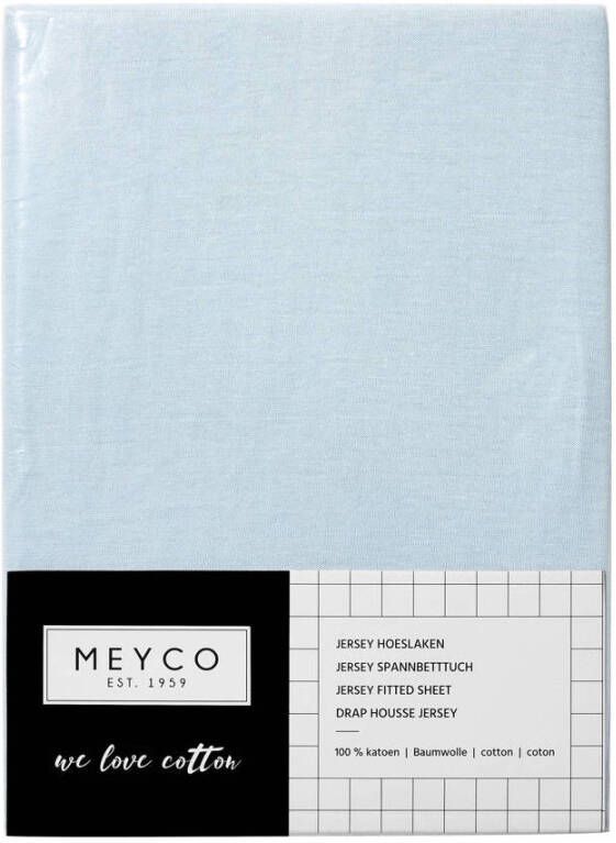 Meyco jersey peuterhoeslakenbed 70x140 150 cm