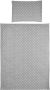 Meyco katoenen dekbedovertrek peuter (120x150 cm) Grijs Ruit - Thumbnail 2