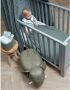 Meyco katoenen jersey baby hoeslaken wieg 40x80 90 cm set van 2 forest green Groen - Thumbnail 2
