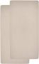 Meyco katoenen jersey co-sleeper hoeslaken 50x90 cm set van 2 Sand Bruin - Thumbnail 3