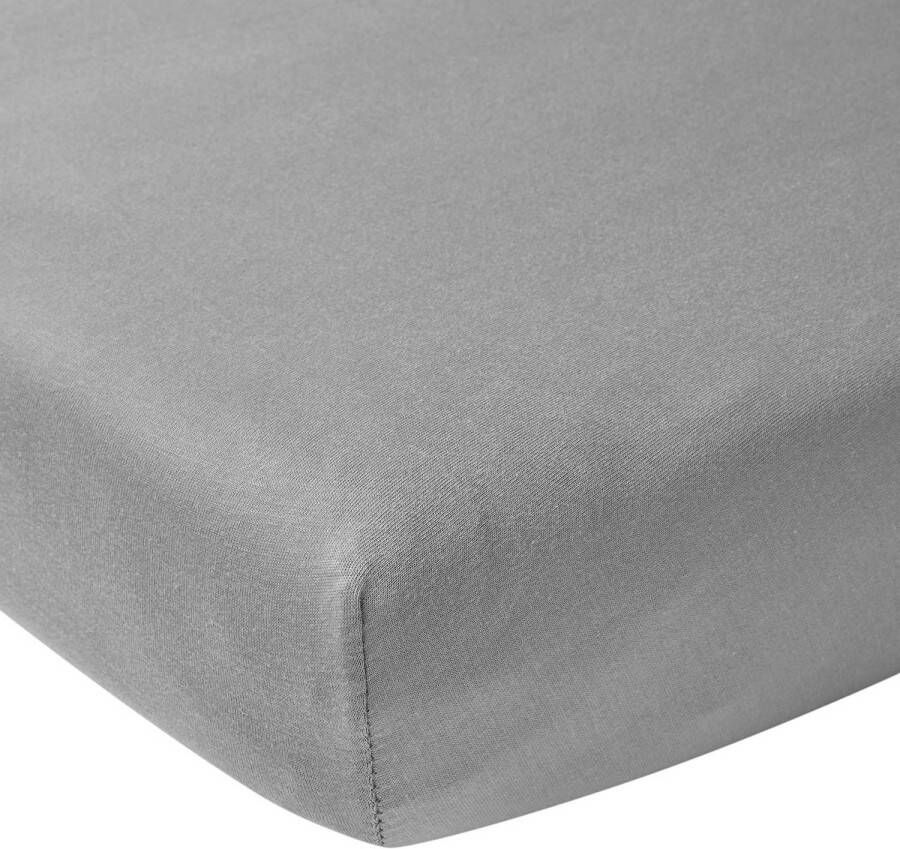 Meyco katoenen jersey hoeslaken co-sleeper 50x90 cm grijs