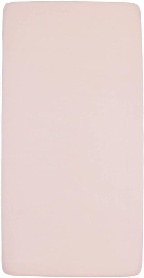 Meyco katoenen jersey juniorbed hoeslaken 70x140 150 cm Soft Pink