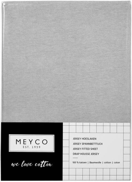 Meyco katoenen jersey kinderhoeslakenbed 70x140 150 cm