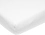 Meyco katoenen molton hoeslaken ledikant 60x120 cm Kindermolton Wit - Thumbnail 3