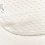 Meyco katoenen noppen matrasbeschermer 70x140 cm Kindermatrasbeschermer Wit - Thumbnail 2