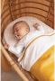 Meyco reversible katoenen baby ledikantdeken 100x150 cm honey gold grijs Babydeken Geel - Thumbnail 2