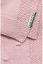 Meyco Silverline Knots wiegdeken 75x100 cm roze Babydeken - Thumbnail 2