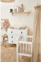 Meyco sluier sand Baby sluier Beige Effen | Baby sluier van - Thumbnail 3