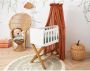Meyco sluier uni camel Baby sluier Bruin Effen | Baby sluier van - Thumbnail 3