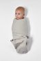 Meyco swaddle 2-pack 0-3 mnd Panter neutral Uni grijs Inbakerdoek Beige - Thumbnail 3