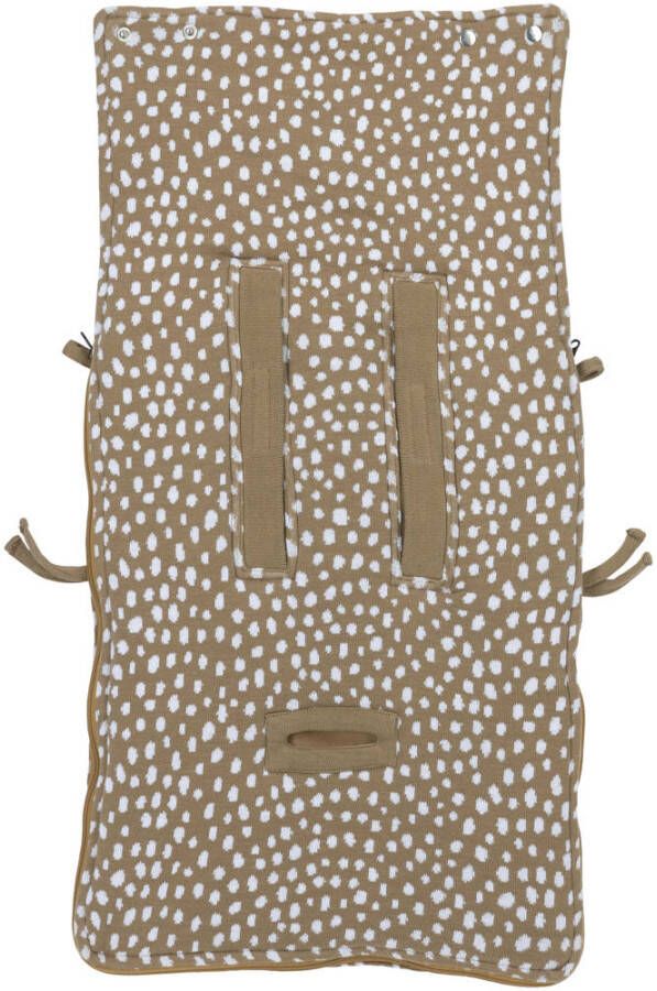 Meyco voetenzak Cheetah taupe