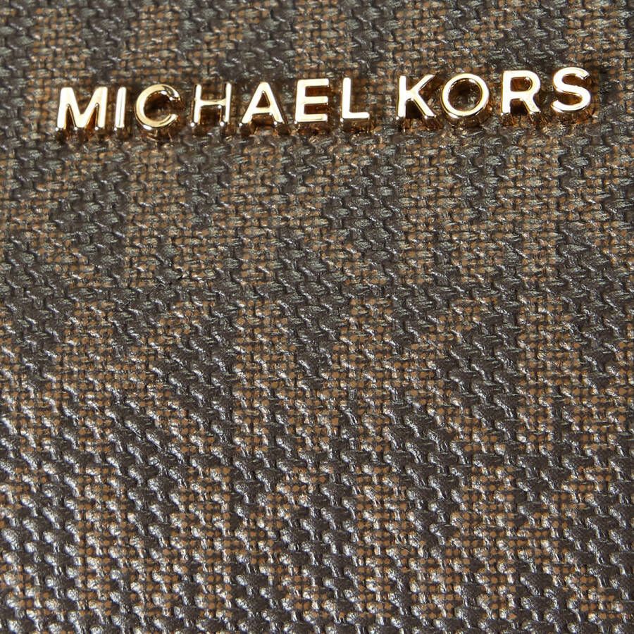 Michael Kors crossbody tas Wilma met logoprint bruin