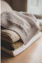 Mies & Co baby ledikantdeken soft knitted 110x140 cm dune Babydeken Beige - Thumbnail 3