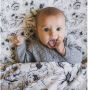Mies & Co baby ledikantdeken soft teddy Bumble Love 110x140 cm Babydeken Wit - Thumbnail 3