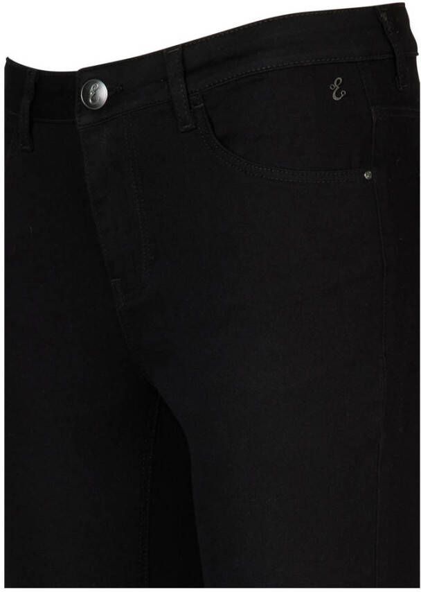 Miss Etam slim fit capri jeans Elise zwart