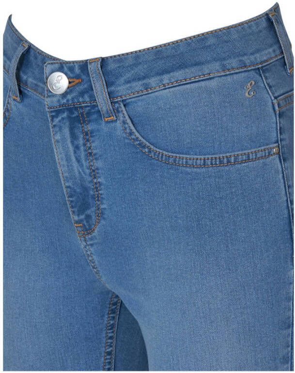 Miss Etam slim fit capri jeans Jackie medium blue denim