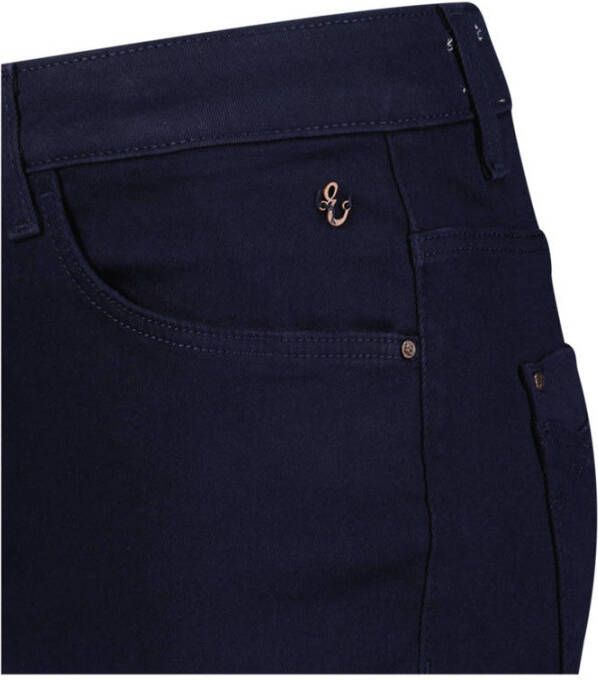 Miss Etam slim fit broek Elise 32 donkerblauw