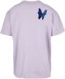 Mister Tee oversized T-shirt Le Papillon met printopdruk lila - Thumbnail 2