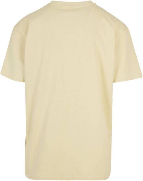 Mister Tee T-shirt Days Before Summer met printopdruk soft yellow