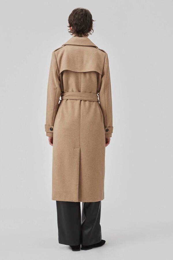 Modström jas ShayMD coat met wol zand