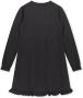 Moodstreet jurk zwart Meisjes Polyester Ronde hals Effen 110 116 - Thumbnail 2