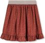 Moodstreet rok van gerecycled polyester roest Rood All over print 110 116 - Thumbnail 2