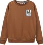 Moodstreet sweater met backprint cognac Bruin Jongens Stretchkatoen (duurzaam) Ronde hals 86 92 - Thumbnail 3
