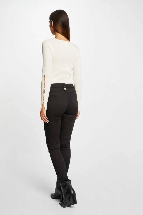 Morgan high waist skinny broek zwart - Foto 2