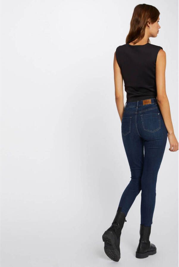 Morgan high waist skinny jeans blauw - Foto 3