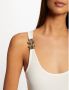 Morgan ribgebreide singlet gebroken wit - Thumbnail 3