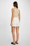Morgan ribgebreide top beige - Thumbnail 2