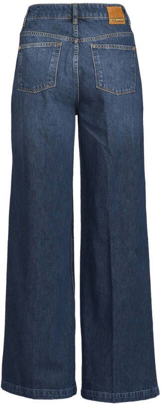 Mos Mosh high waist wide leg jeans MMColette Sassy medium blue denim