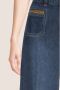 MOS MOSH Wijde jeans met hoge taille geïnspireerd door de jaren 70 Blue Dames - Thumbnail 5