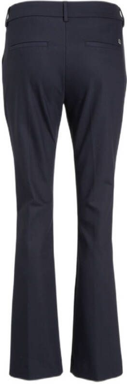 Mos Mosh straight fit broek Ellen Night donkerblauw