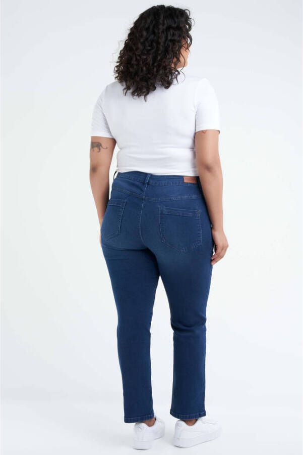 MS Mode straight fit jeans LILY 30 INCH dark denim