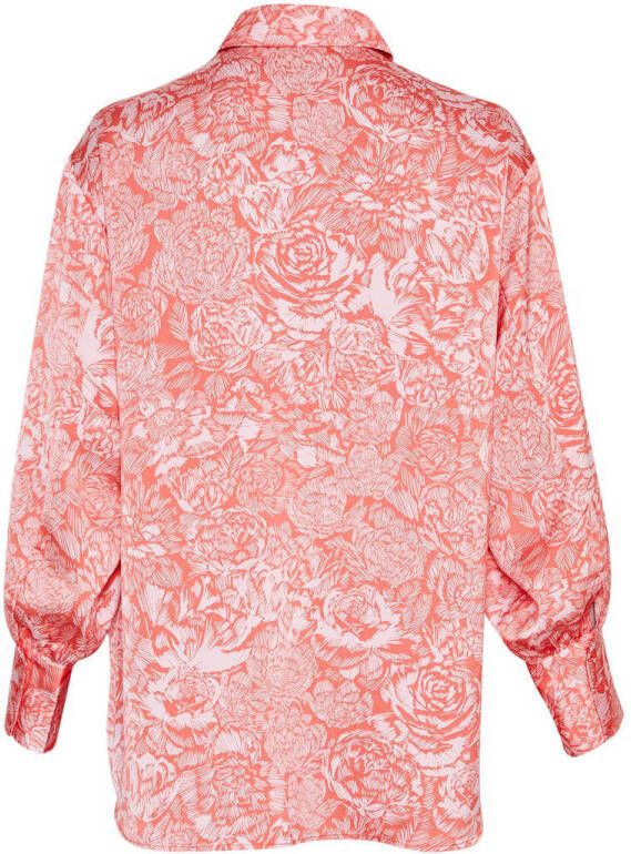 MSCH Copenhagen blouse MSCHMaricel Myrina met all over print roze