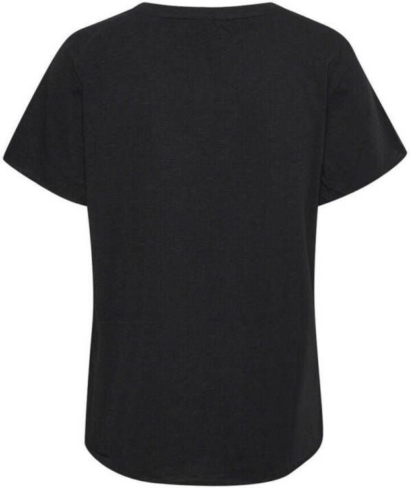 My Essential Wardrobe basic T-shirt van biologisch katoen zwart