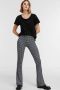 MY ESSENTIAL WARDROBE Dames Tops & T-shirts 09 The Otee Slub Yarn Jersey Zwart - Thumbnail 11