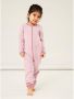 Name it BABY pyjama NBNNIGHTSUIT set van 2 lichtroze wit Onesie Meisjes Biologisch katoen Ronde hals 104 - Thumbnail 4